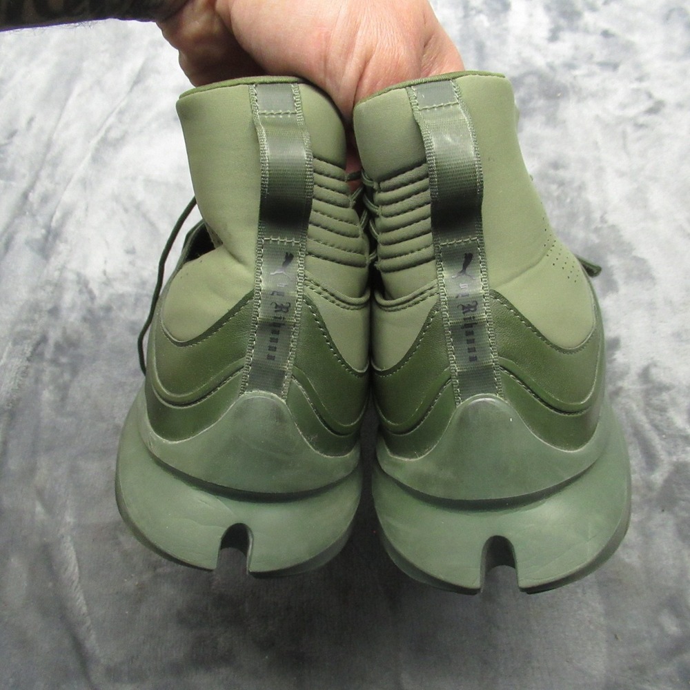 Puma Fenty by Rihanna Shoes Mens 13 Cypress Green Hi Top Sneakers Basketball Gym - Picture 8 of 14